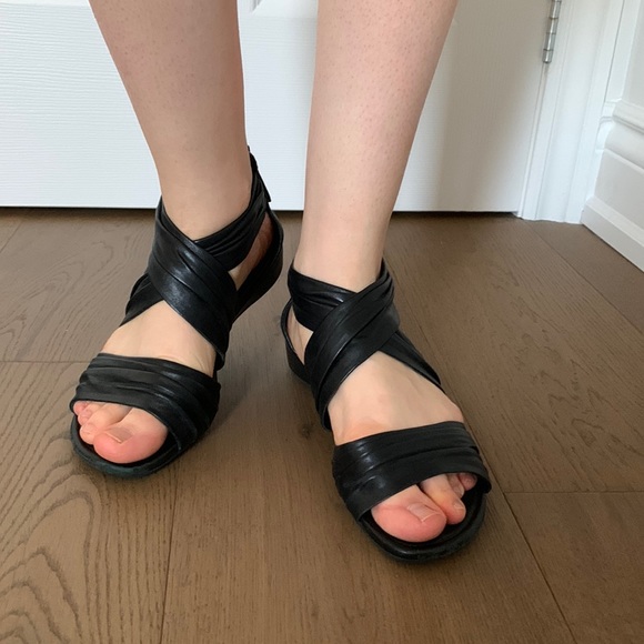 Ecco Shoes - Leather sandals from Ecco